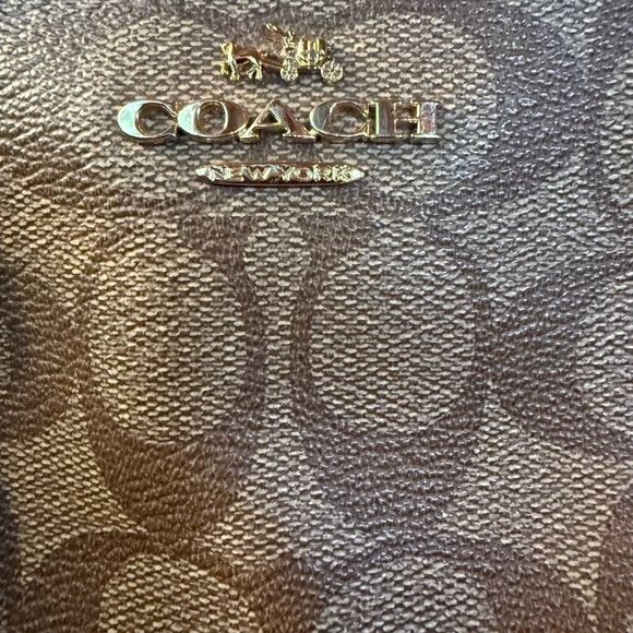 Coach Tan Signature Crossbody Bag - Picture 7 of 7